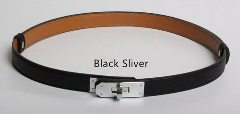 High Quality Women Real Leather 1.8cm Width Belts Golden - ROUTINE FASHION